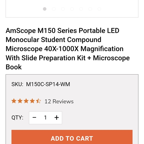 AMSCOPE Microscope - Picture 5 of 6